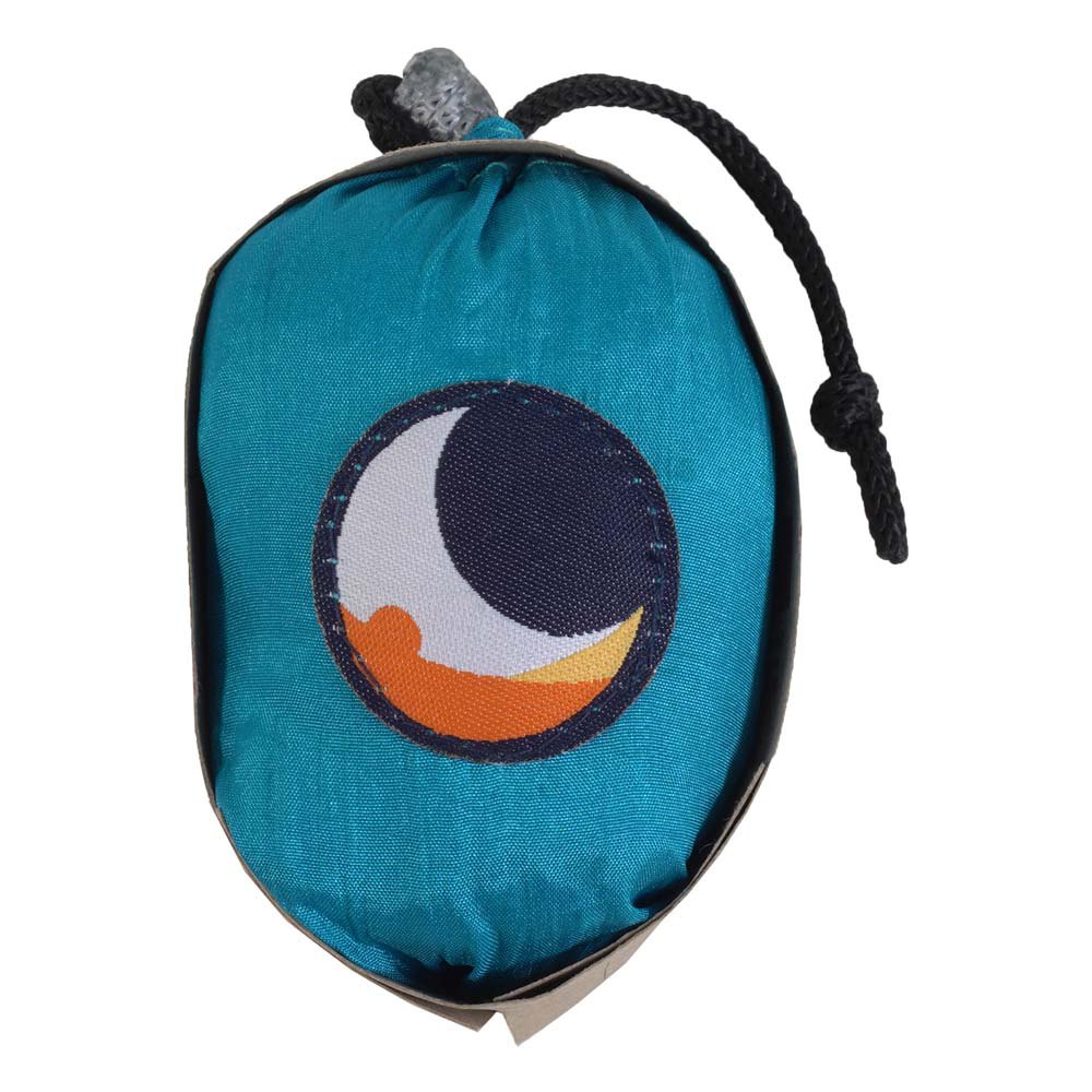 Ticket To The Moon ECO Bag Medium Aqua / Orange