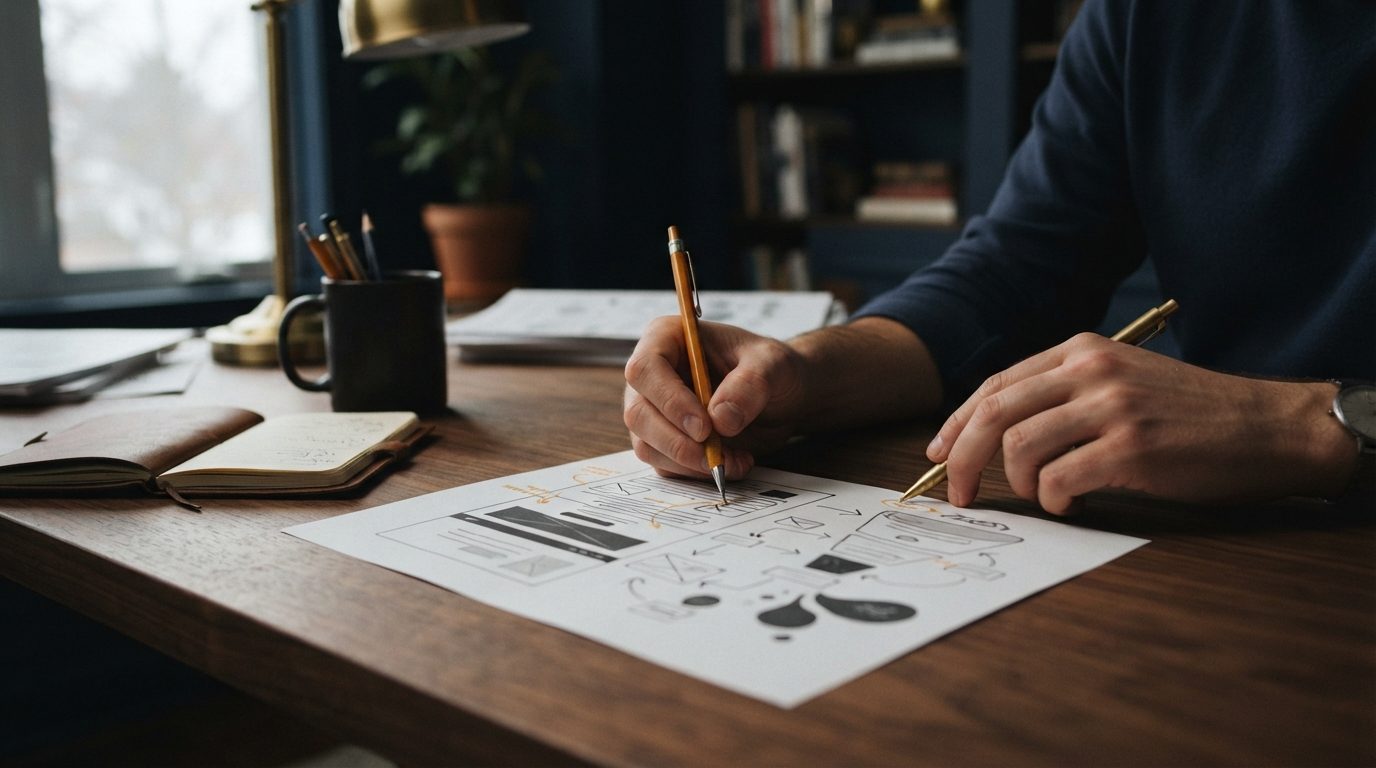 Illustrationsbillede til emnet: Fra besøg til kunde
