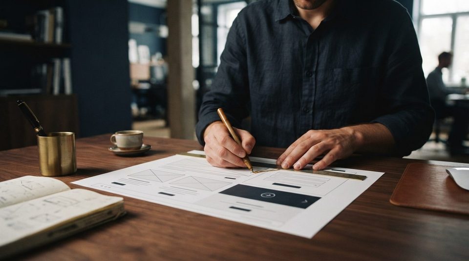 Illustrationsbillede: Webdesign layout: sådan opbygger du forsiden, så den leder til en henvendelse